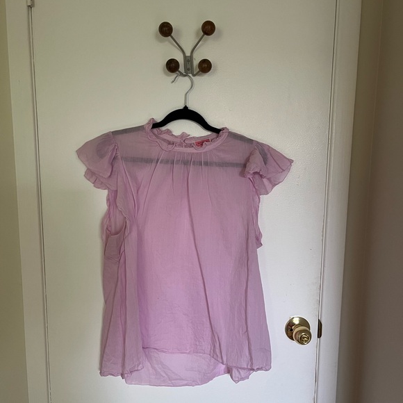 Kate Spade Soft Pink Ruffle Top - Picture 3 of 6